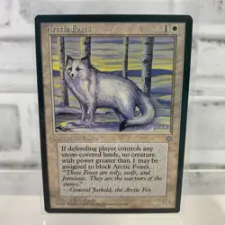 1995 Magic The Gathering: Ice Age Arctic Foxes - Image 1
