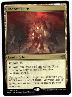 The Seedcore 259/271 Non Foil Rare All Will Be One MTG NM - Image 1