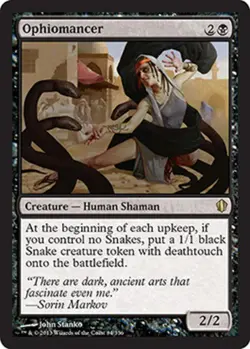 Ophiomancer Magic mtg NM-Mint, English Commander 2013 x1 - Image 1