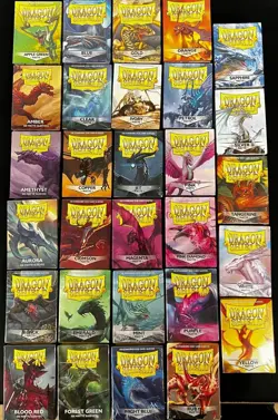 Dragon Shield Matte Sleeves Standard Size Display Case (10 Pack) - TCG Supplies - Image 1