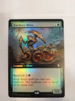 Hatchery Sliver (Extended Art) Commander Masters Foil - Image 1
