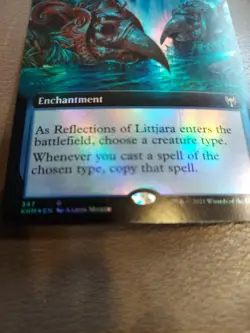 Reflections of Littjara (Extended Art) Kaldheim Foil - Image 1