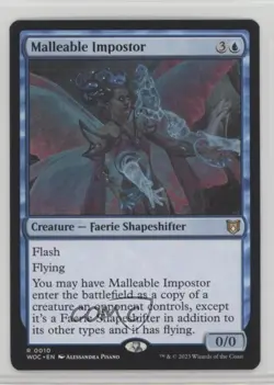 Malleable Impostor Magic: Wilds of Eldraine Commander WOC #0010 - Image 1