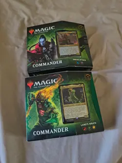 Zendikar Rising Commander Decks - Land's Wrath + Sneak Attack New Sealed MTG - Image 1