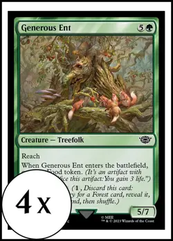 MTG - 4 x Generous Ent - Playset 4x x4 - Lord of the Rings - LTR LOTR - Image 1