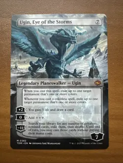 Ugin, Eye of the Storms (Borderless) Tarkir: Dragonstorm Regular - Image 3