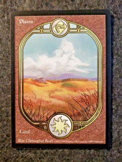 Plains 84/94 Unglued Full Art MTG Magic the Gathering NEVER PLAYED (DS3D1G3) - Image 1