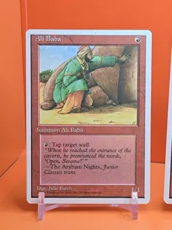 🔴🔴🔴 (4) 1995 Magic The Gathering ALI BABA 4TH EDITION PLAYED 🔴🔴🔴 - Image 2