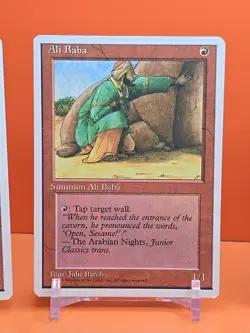 🔴🔴🔴 (4) 1995 Magic The Gathering ALI BABA 4TH EDITION PLAYED 🔴🔴🔴 - Image 3