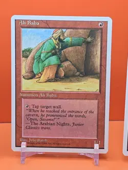 🔴🔴🔴 (4) 1995 Magic The Gathering ALI BABA 4TH EDITION PLAYED 🔴🔴🔴 - Image 4