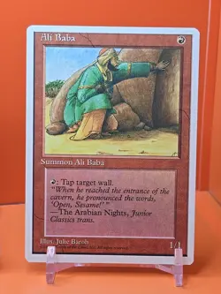 🔴🔴🔴 (4) 1995 Magic The Gathering ALI BABA 4TH EDITION PLAYED 🔴🔴🔴 - Image 5
