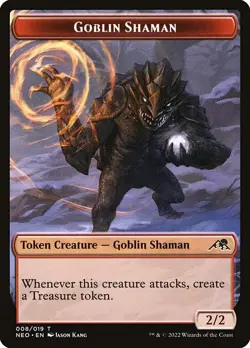 Goblin Shaman Regular - Kamigawa: Neon Dynasty Tokens MTG-NM - Image 1