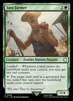 NM Tato Farmer, MTG, Fallout, Magic the Gathering, 86 - Image 1