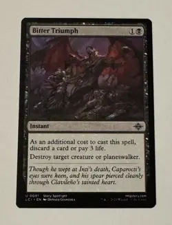 MTG Bitter Triumph - The Lost Caverns Of Ixalan LP - Image 1