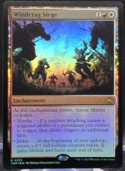 Windcrag Siege #235 Tarkir: Dragonstorm Foil Rare - Image 1