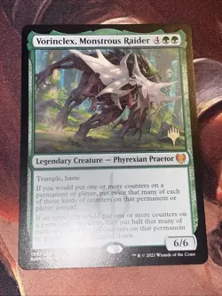 Vorinclex, Monstrous Raider X1 Mtg Kaldheim Nm Promo Pack - Image 1
