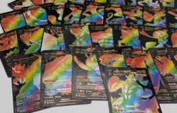 Black Pokemon VSTAR VMAX GX 55 Cards Pikachu Charizard Mewtwo Lugia Gengar - Image 5