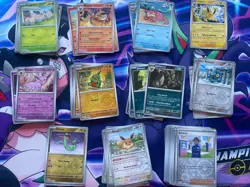 Pokemon Prismatic Evolutions Set 100 Complete ALL REVERSE HOLOS - Image 1