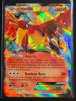 Ho-Oh EX 22/124 (Ultra Rare) Dragons Exalted Damaged - Image 1