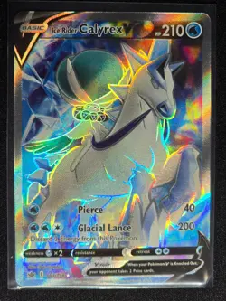 Ice Rider Calyrex V 163/198 (Full Art) Chilling Reign Near Mint - Image 1