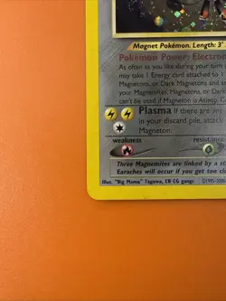 Pokemon TCG Magneton 10/64 Neo Revelation Holo Swirl Free US Shipping! - Image 3