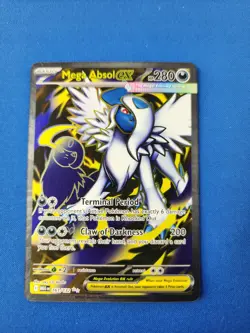 Mega Absol ex 2025 Pokemon TCG Mega Evolution #161/132 Ultra Rare Full Art NM - Image 1