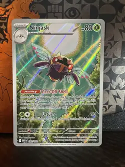 Ninjask 137/132 Me01: Mega Evolution Holo Illustration Rare Pokemon NM - Image 1