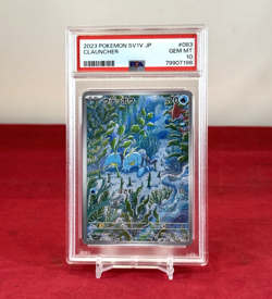 2023 POKEMON JAPANESE SV1V-VIOLET EX ART RARE #083 CLAUNCHER PSA 10 - Image 1