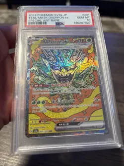 Ogerpon SAR #201 Teal Mask for 2024 Pokemon JP SV8a PSA 10 Gem Mint - Image 4
