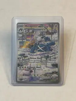 Pokemon TCG Metagross Illustration Rare Temporal Forces 178/162 Full Art Holo NM - Image 1
