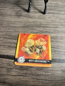 Pokemon Reflector Growlithe/Arcanine 58/59 Premier Edition-Artbox-NM!! - Image 3