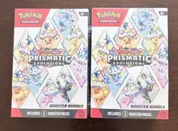 Pokemon TCG Prismatic Evolutions Booster Bundle Lot of 2 Factory Sealed - Image 1