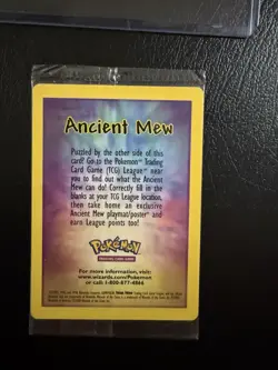 Ancient Mew Factory SEALED Pokemon TCG Movie Double Holo Foil Rare Nice Centerin - Image 2