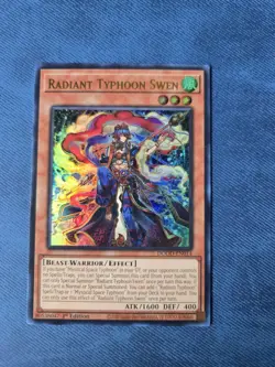 Yugioh Radiant Typhoon Swen DOOD-EN014 Ultra Rare 1st Edition NM - Image 1