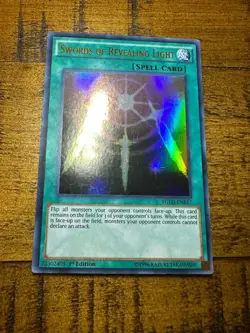Swords of Revealing Light YGLD-ENB17 1st Edition Ultra Rare PL + BONUS - Image 1