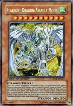 Stardust Dragon/Assault Mode (Secret) - Li Duelist Pack Collection Tin HP YuGiOh - Image 1