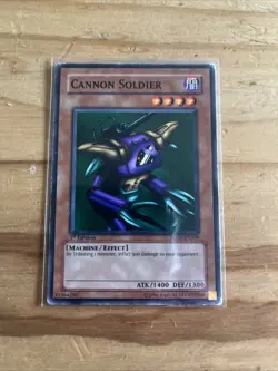 YUGIOH - Cannon Soldier - SD10-EN009 - Common - Unlimited Edition - NM - FLAT RA - Image 1