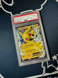 Pokemon card game - Pikachu Ex - ENG - 2016 - Promo Battle Heart Tins - PSA 9 - Image 1