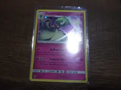 Gardevoir 141/214 Lost Thunder Pokemon Card Cosmos SWIRL Holo 2018 NM PF - Image 1