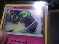 Gardevoir 141/214 Lost Thunder Pokemon Card Cosmos SWIRL Holo 2018 NM PF - Image 2