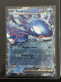 Kyogre ex SVP 178 Pokemon Scarlet & Violet Azure Legends Black Star Promo Card - Image 1