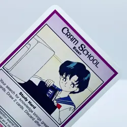 Sailor Moon CCG Premier Edition Cram School Event Trading Card - Image 3