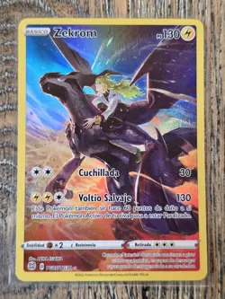 Zekrom TG05/TG30 Trainer Gallery Brilliant Stars Pokemon Card Mint SPANISH - Image 1