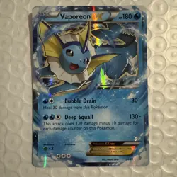 Vaporeon EX 24/83 XY Generations Holo Ultra Rare Near Mint/Mint Pokemon TCG Card - Image 1