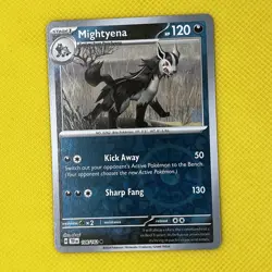 Mightyena 106/162 Common Reverse Holo Temporal Forces Pokemon Card NM - Image 1