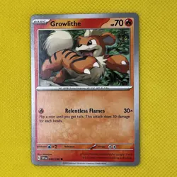 Growlithe 030/198 Common Scarlet & Violet 2023 Pokemon Card NM - Image 1
