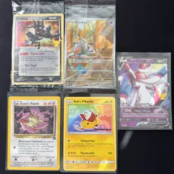 Pokemon Promo Card Lot Greninja SwSh 144 Pikachu SM108 Mimikyu 075 Sylveon 134 - Image 2