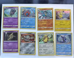 Pokemon (8) Cards SM92 to SM98 -Lightly Played - Image 1