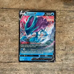Suicune V Full Art 31/203 NM Sword & Shield Evolving Skies 2021 Pokemon Card - Image 1