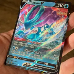 Suicune V Full Art 31/203 NM Sword & Shield Evolving Skies 2021 Pokemon Card - Image 2